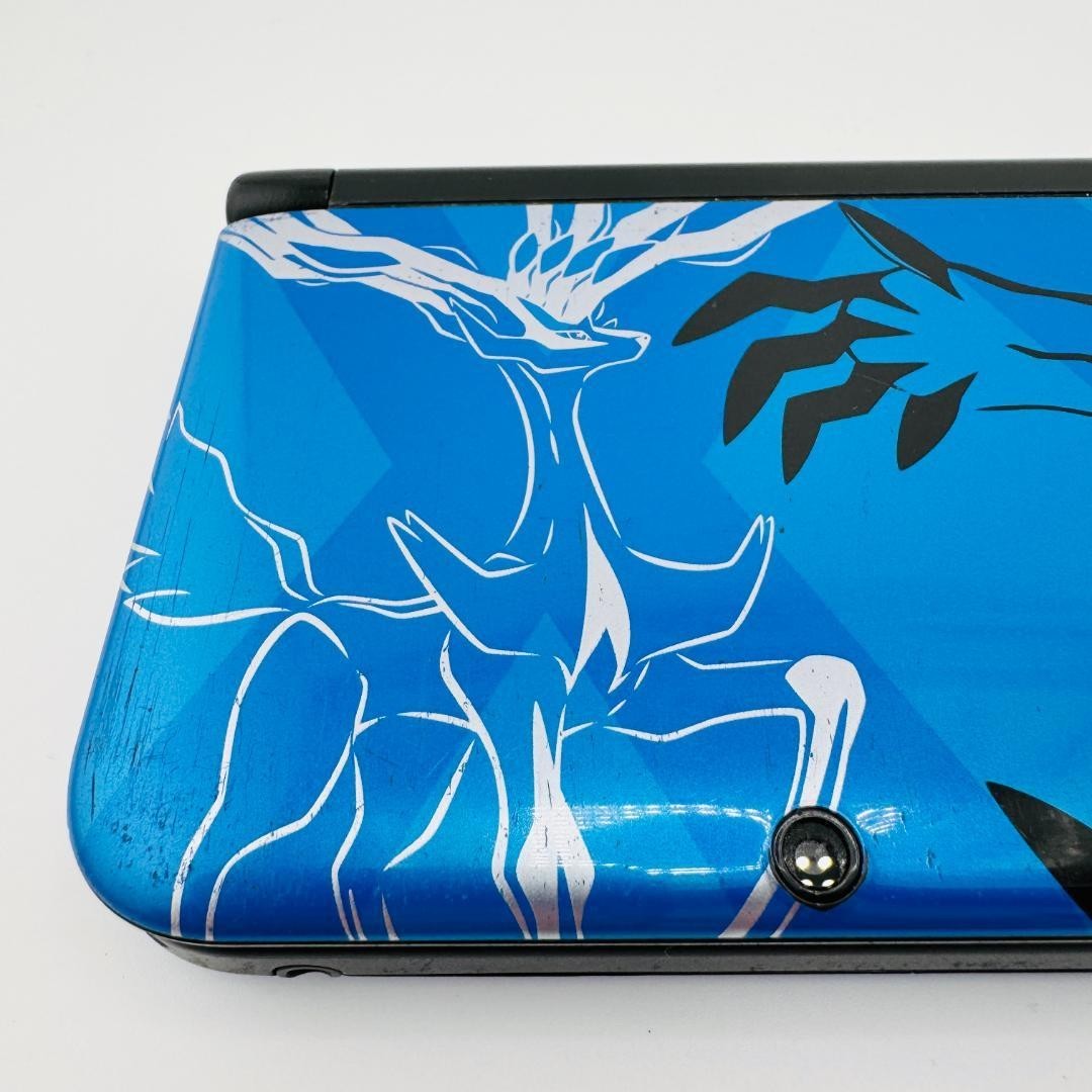 Nintendo 3DS XL LL Pokemon XY Xerneas Yveltal Blue Console SD Card Tested Japan