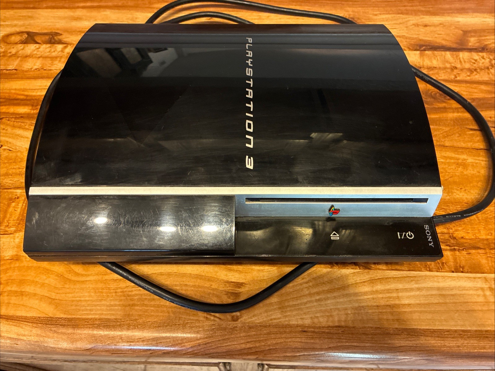 Sony PlayStation 3 80GB Console – Black Fat Model WORKS GREAT!!