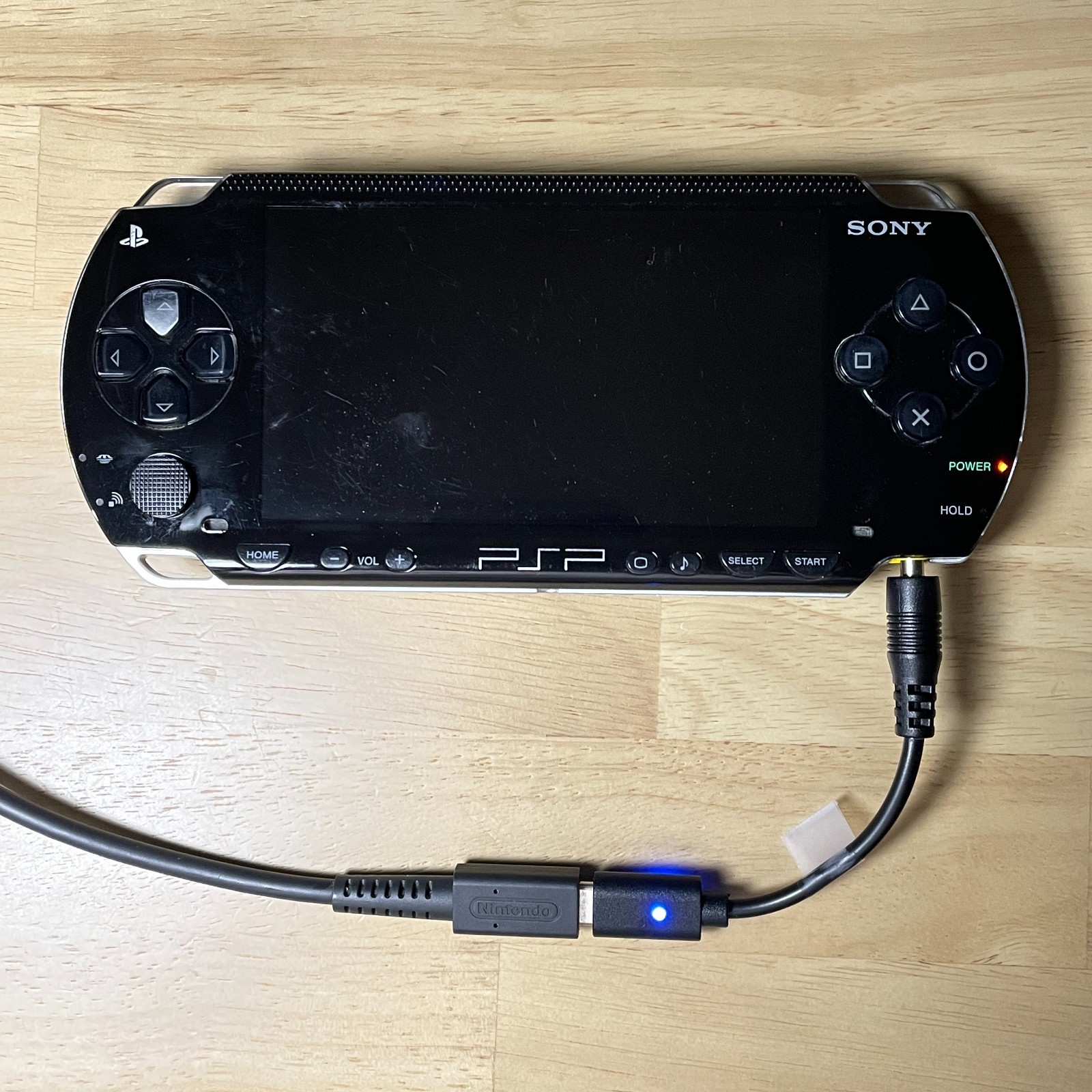 Sony PlayStation portable PSP-1000 Console Black Japan Working Tested