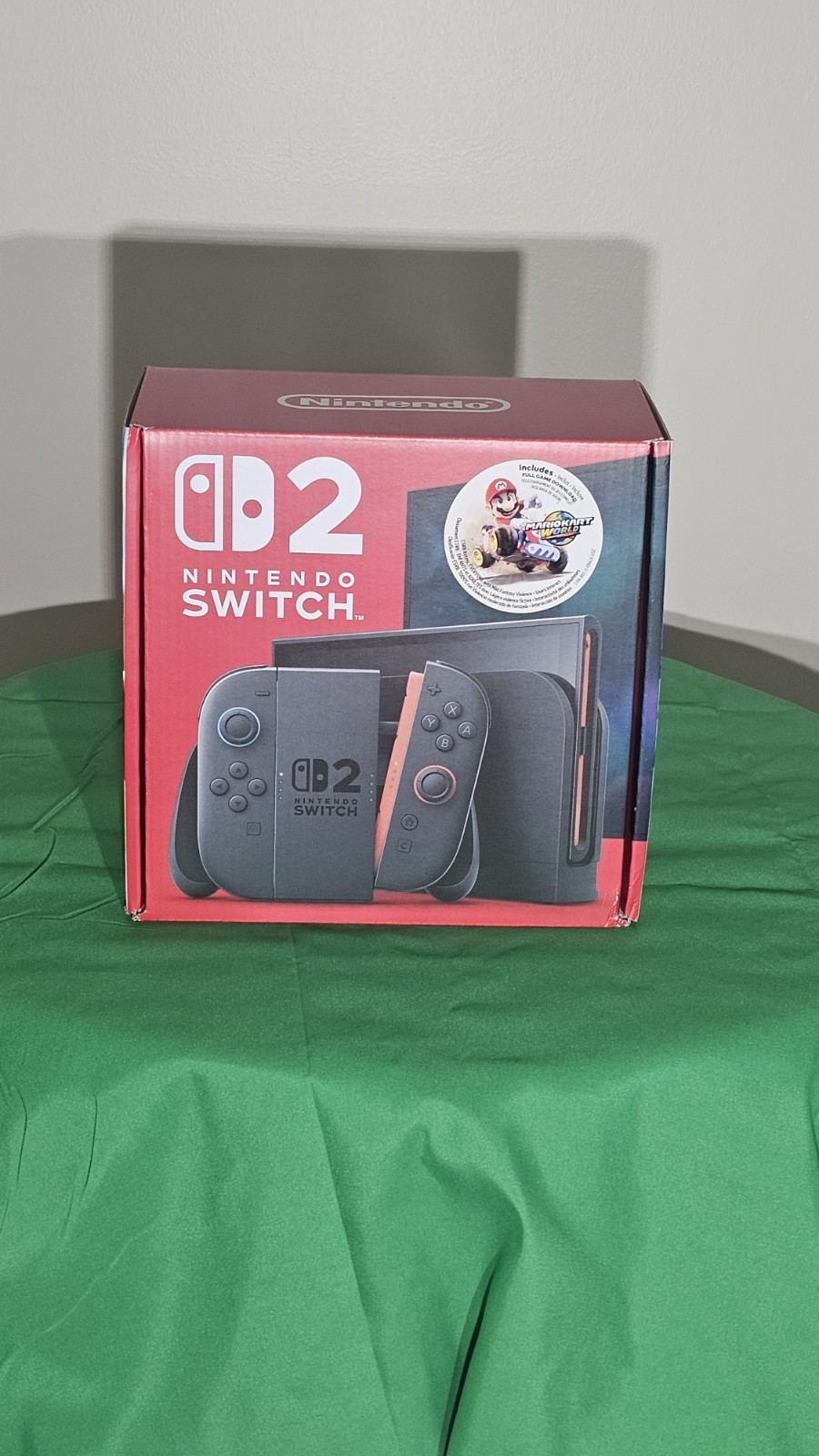 Nintendo Switch 2 + Mario Kart World Bundle + 12 Month NSO Expansion Pack Costco