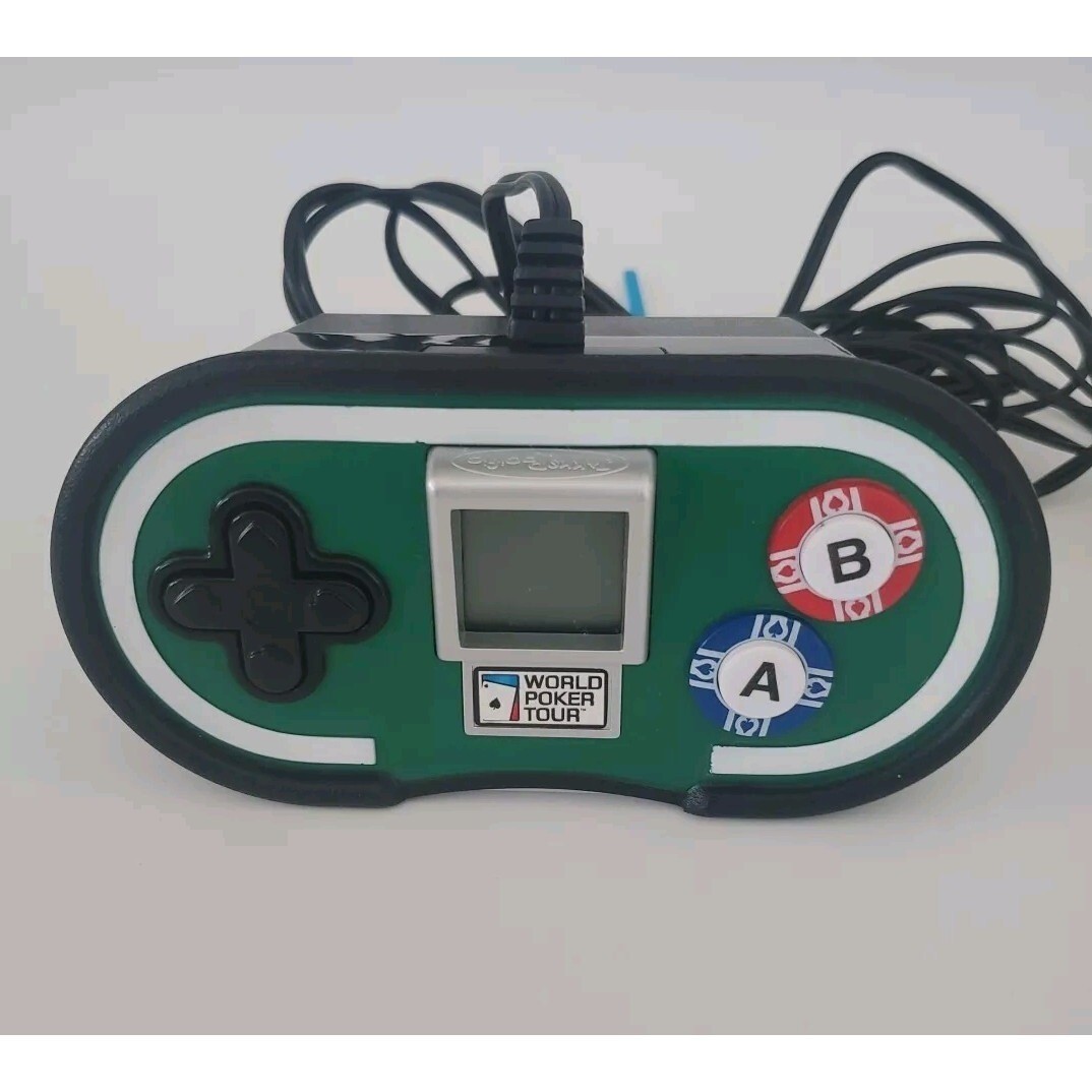 Jakks Pacific World Poker Tour Plug & Play TV Game Texas Hold Em Tested Loose