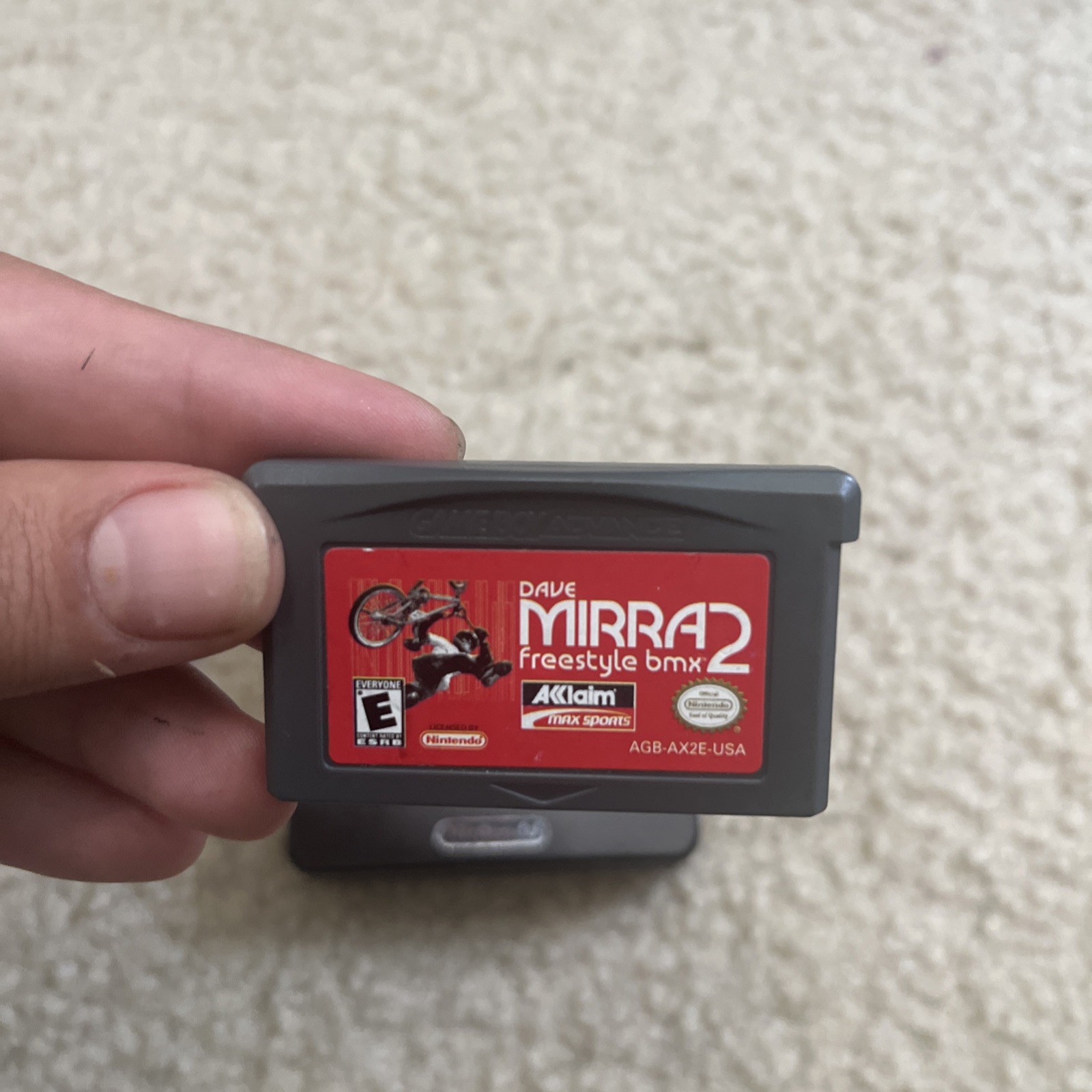 Game Boy Advance SP – Tested, Works + one game and charger
