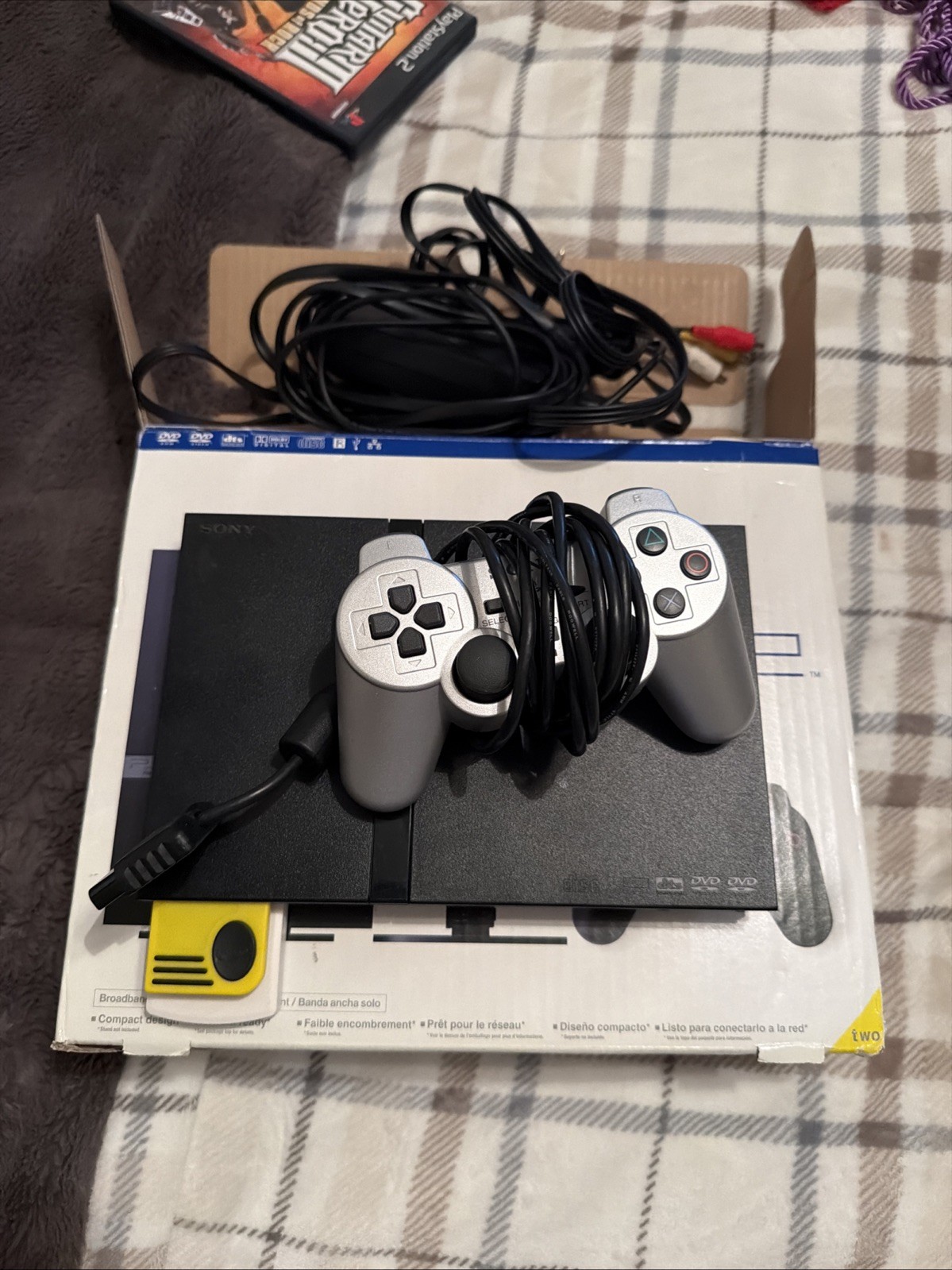 Sony PlayStation 2 PS2 Slim Console Complete. Tested Working