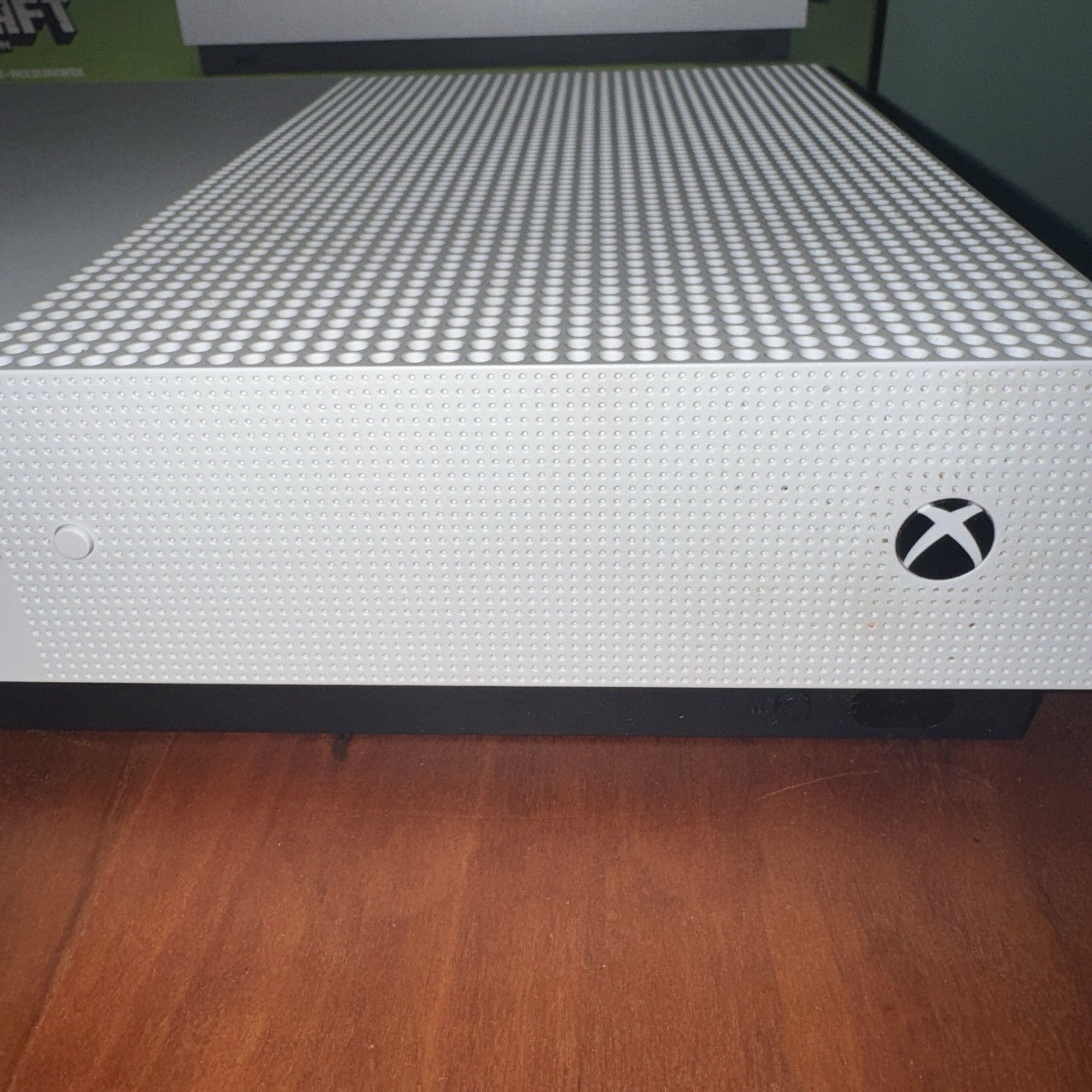 Microsoft Xbox One S White Console Minecraft Box Inserts Cords No Controller 500