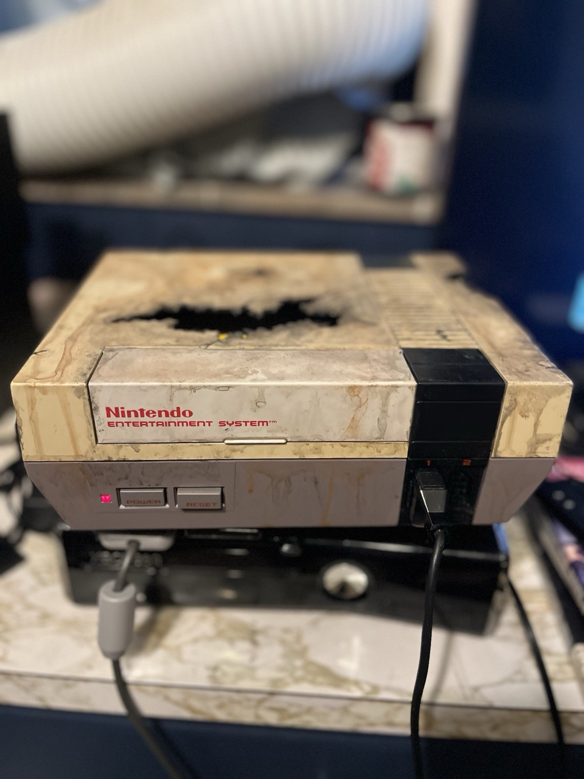 Nintendo NES Control Deck Home Console – Gray Custom