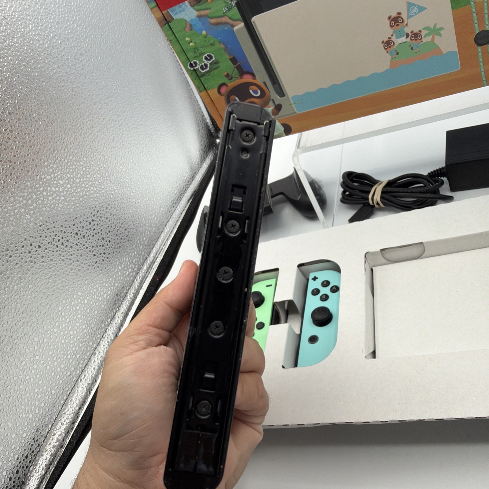 Nintendo Switch Console Animal Crossing Limited Edition Boxed Joy-Con Dock Set
