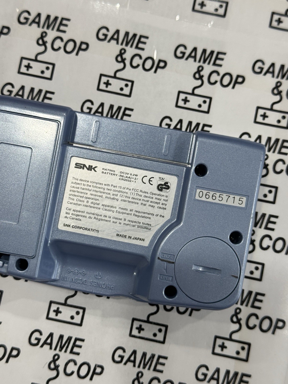 Neo Geo Pocket Color Blue Console – Tested Working – US SELLER