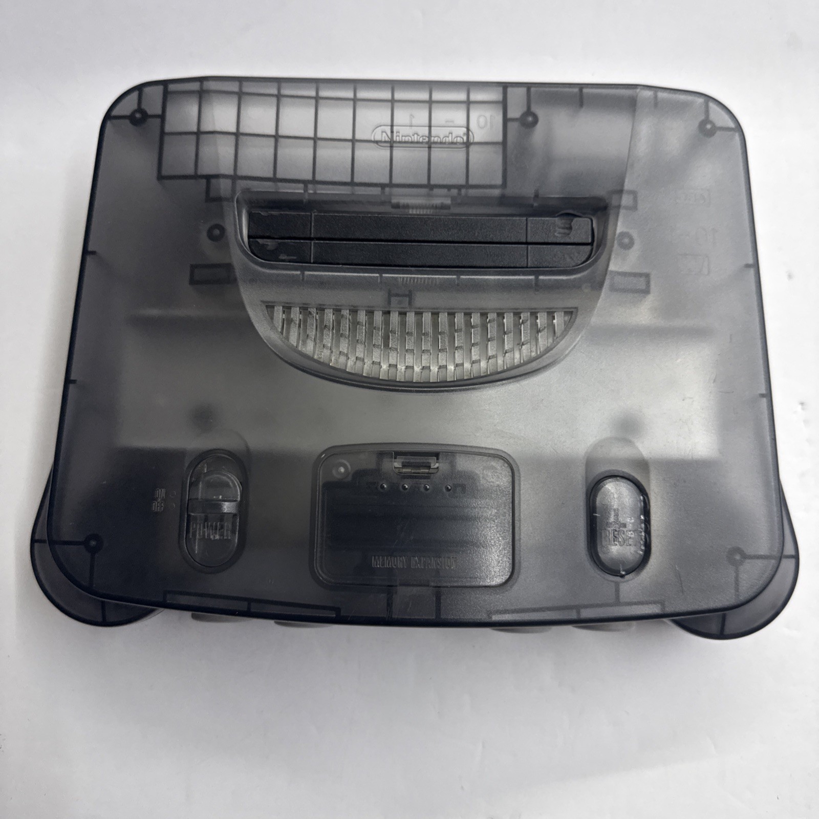 N64 – Nintendo 64 Smoke Grey Console Region Free W/ Super Smash Bros Tested 2945