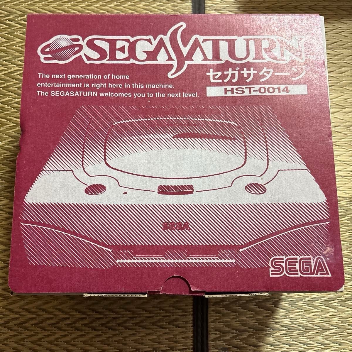 Sega Saturn console hst-0014.Tested from Japan