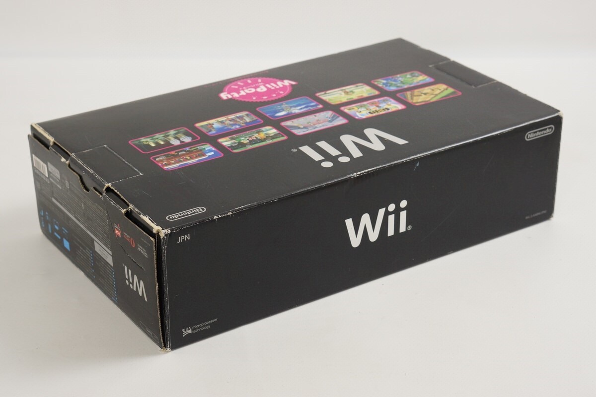 Nintendo Wii Console Black RVL001 -Japan Model- Tested System wii party 51618277