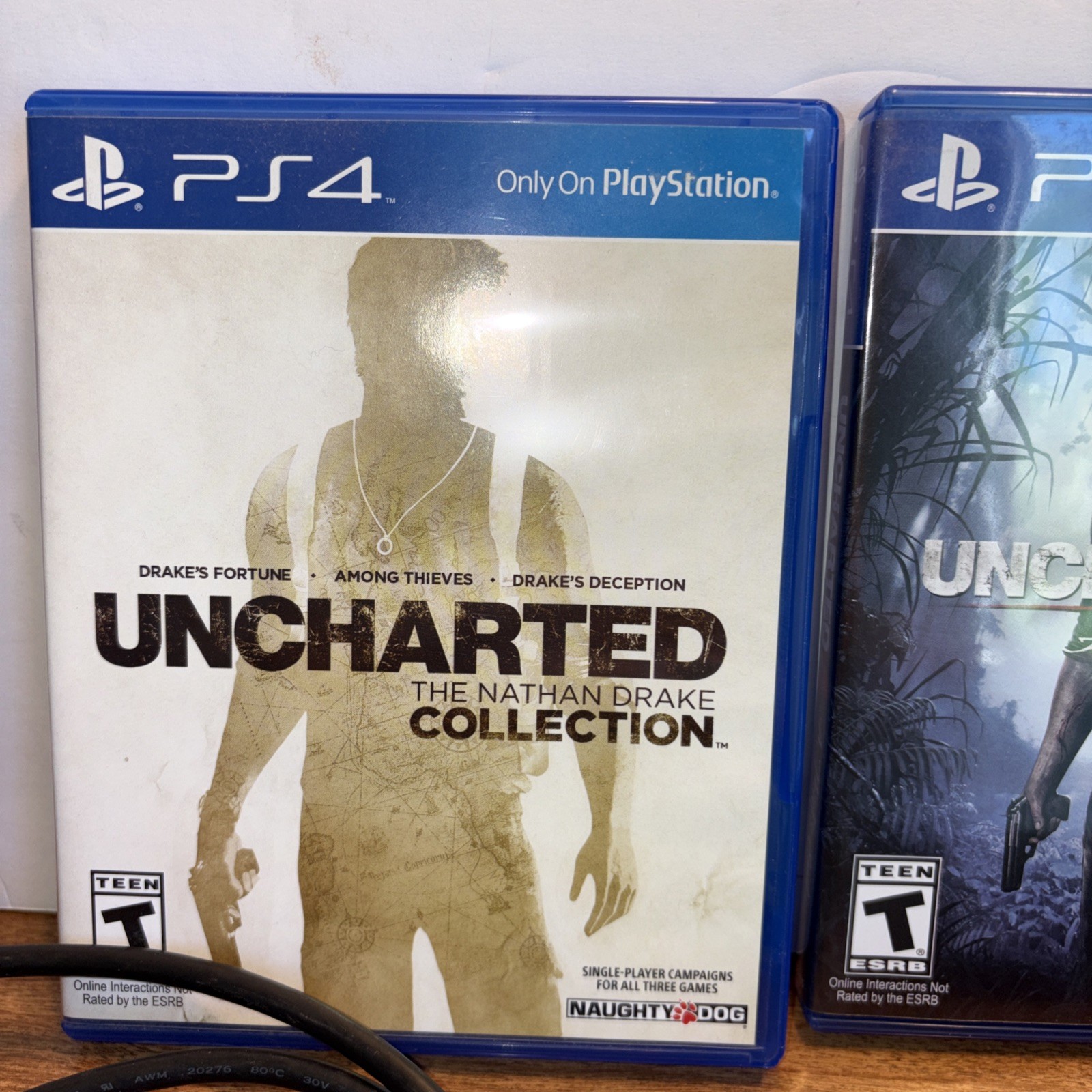 SONY PlayStation-PS4 Slim-500 GB-w/controler, Power Cord And HDMI Cable-4 Games