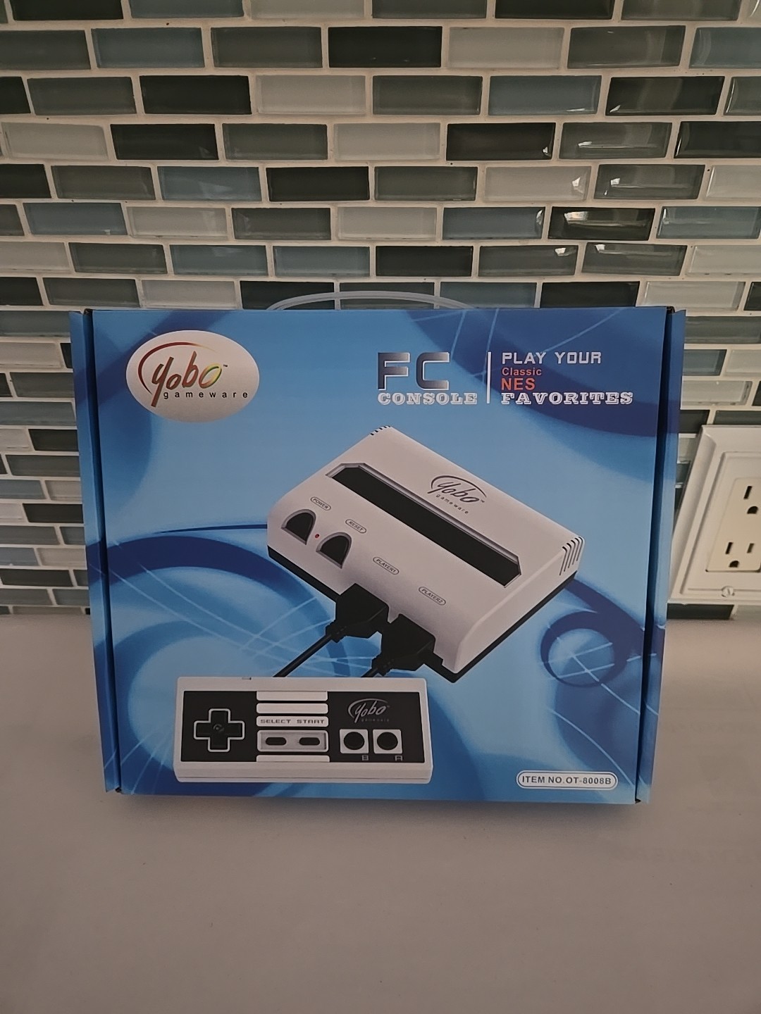 NEW Black & White Yobo Fc Video Game Console to Play NES 8 Bit Nintendo Games