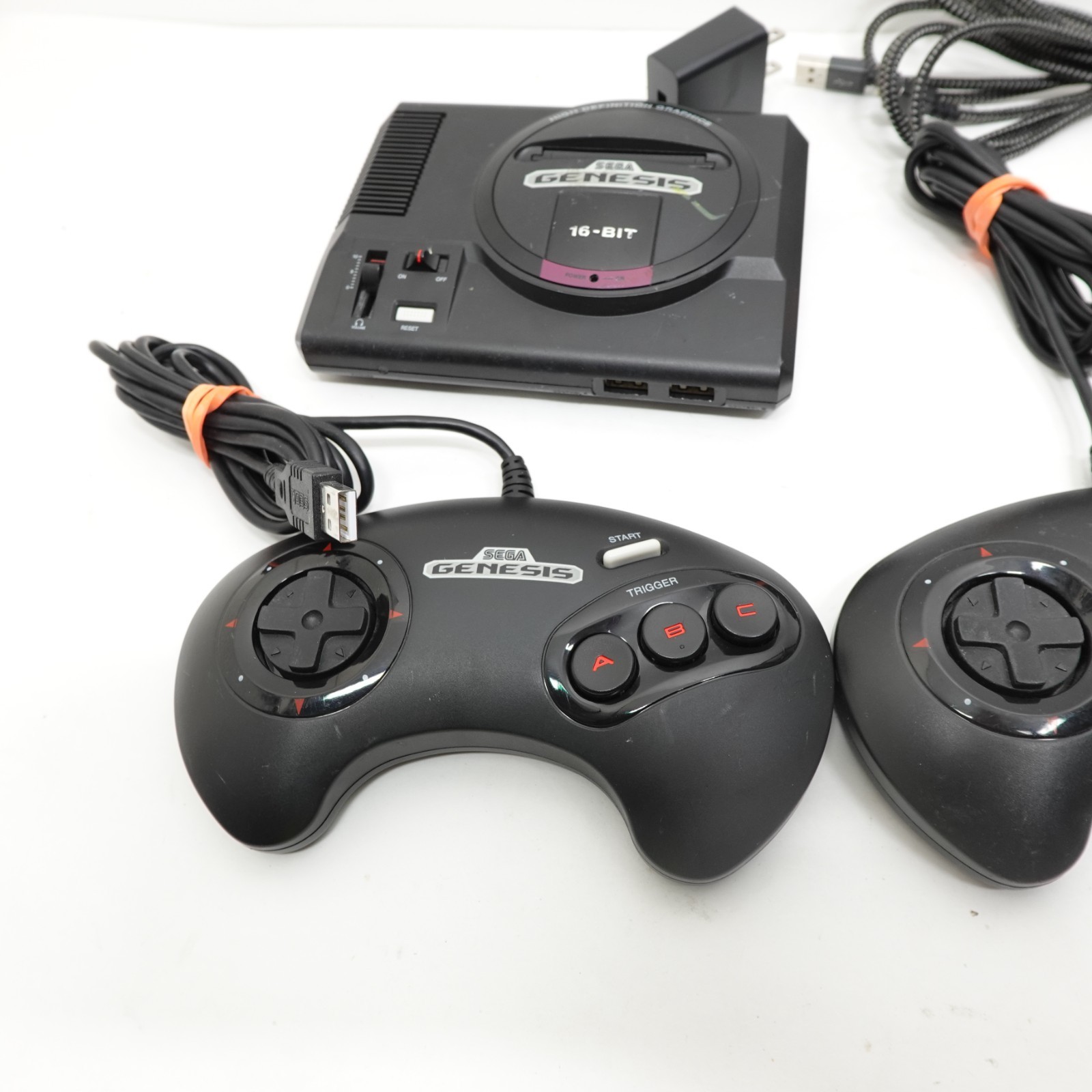 Used SEGA Genesis MK-1600 16-BIT Mini Console Power Supply Controllers Tested