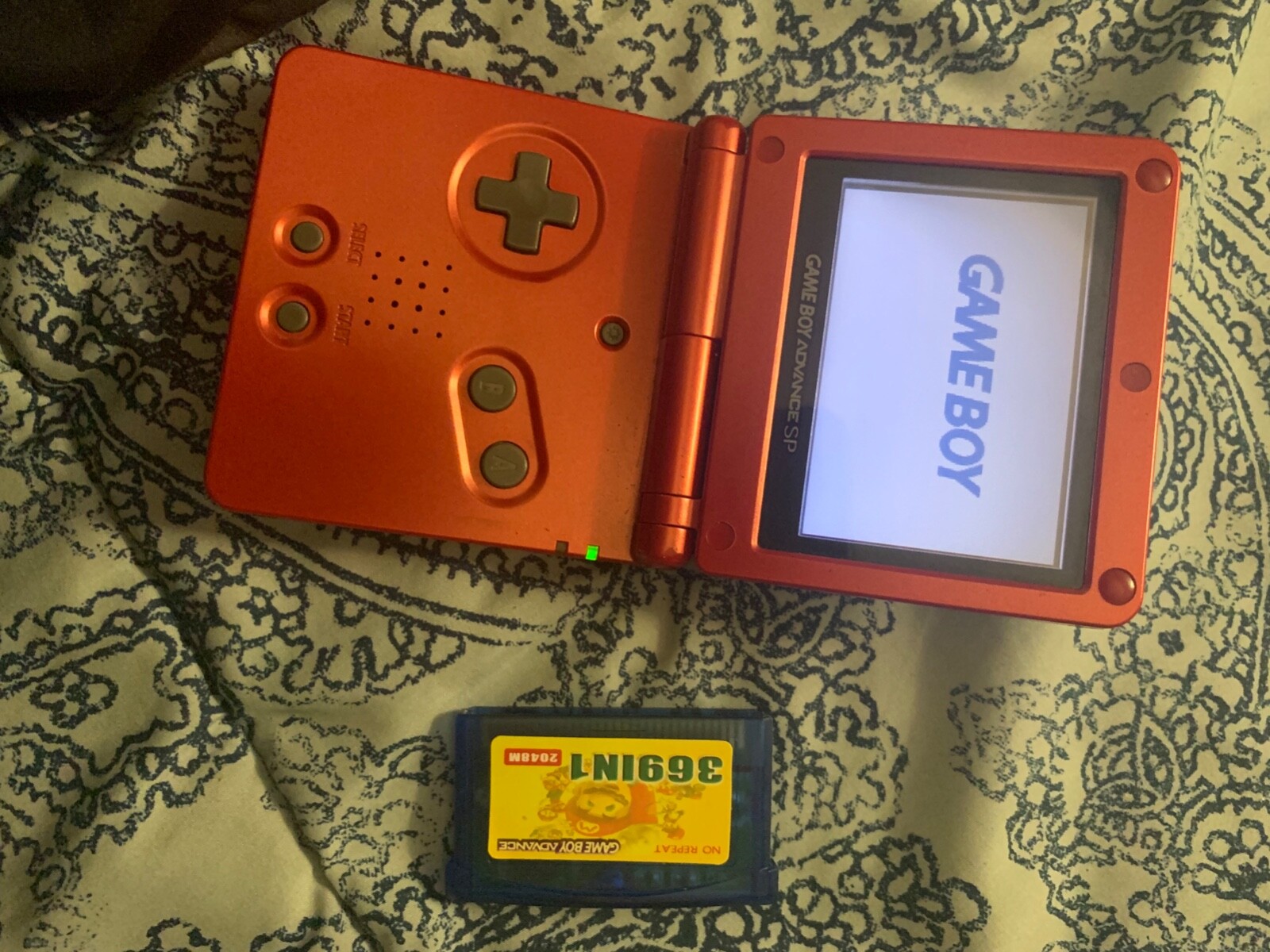 Nintendo Game Boy Advance SP Handheld System – Flame Red