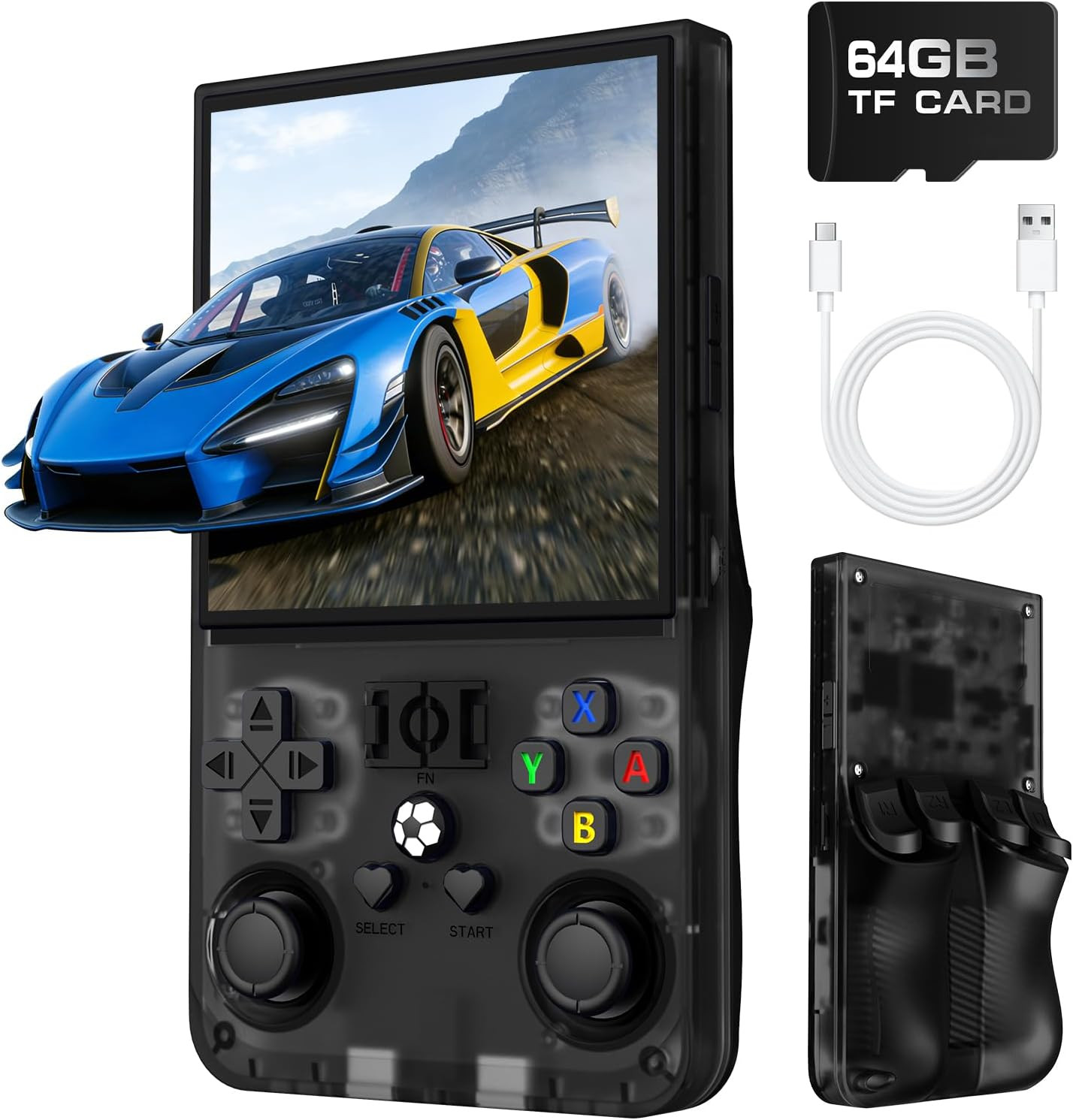 R36MAX Retro Handheld Game Console with 18000+ Games and 4.0″ IPS Screen