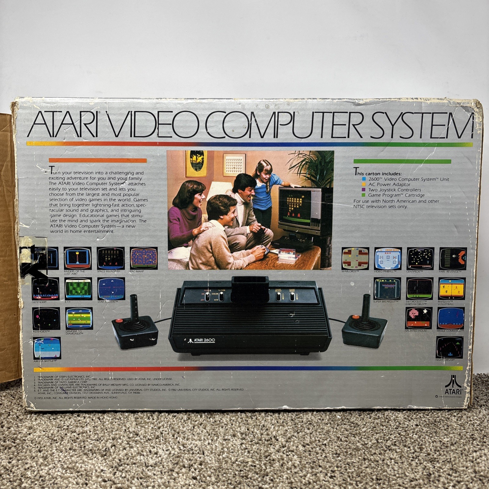Atari 2600 Darth Vader Console Set – Complete In Box & Matching Serials *Tested*