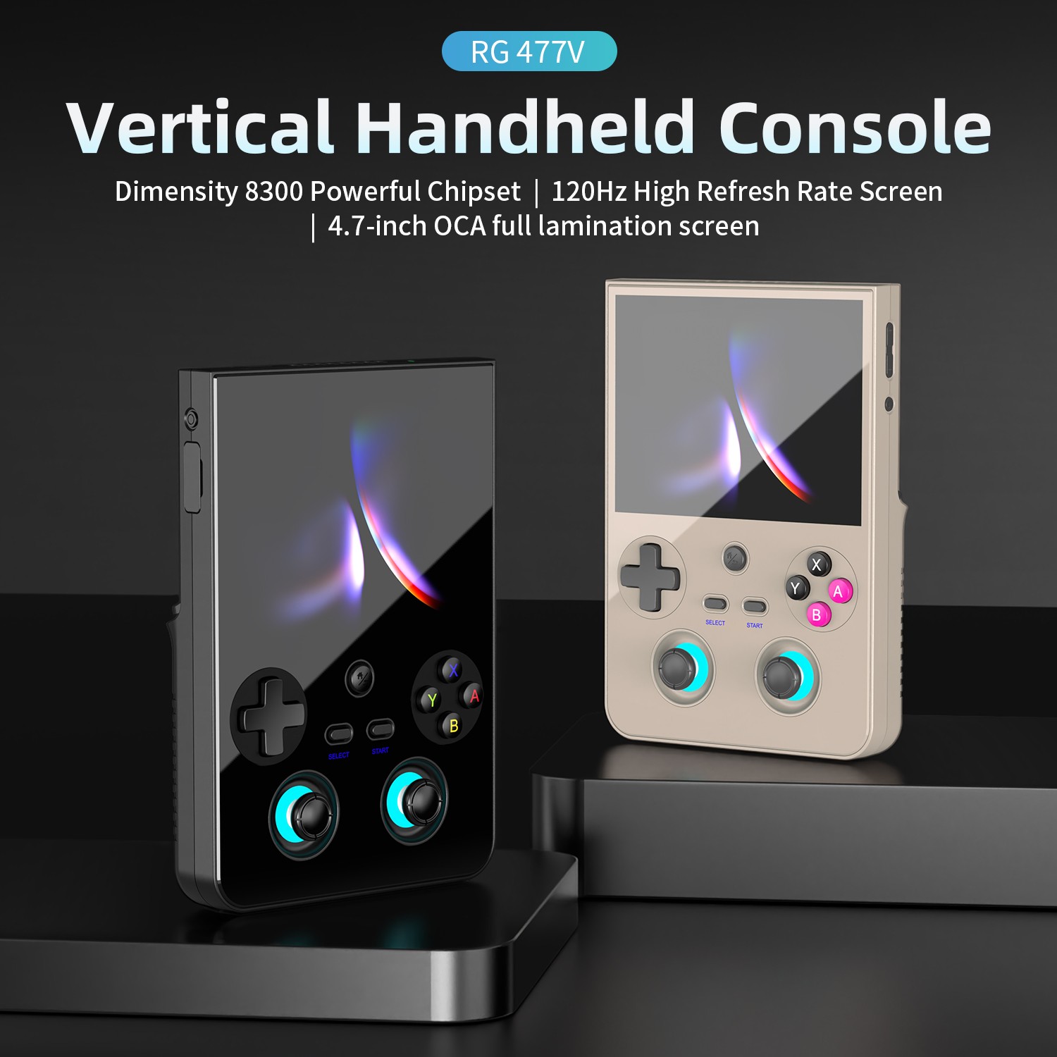 ANBERNIC RG477VHandheld Game Console 4.7-inch D8300 RG 477V Android14 5500mAh