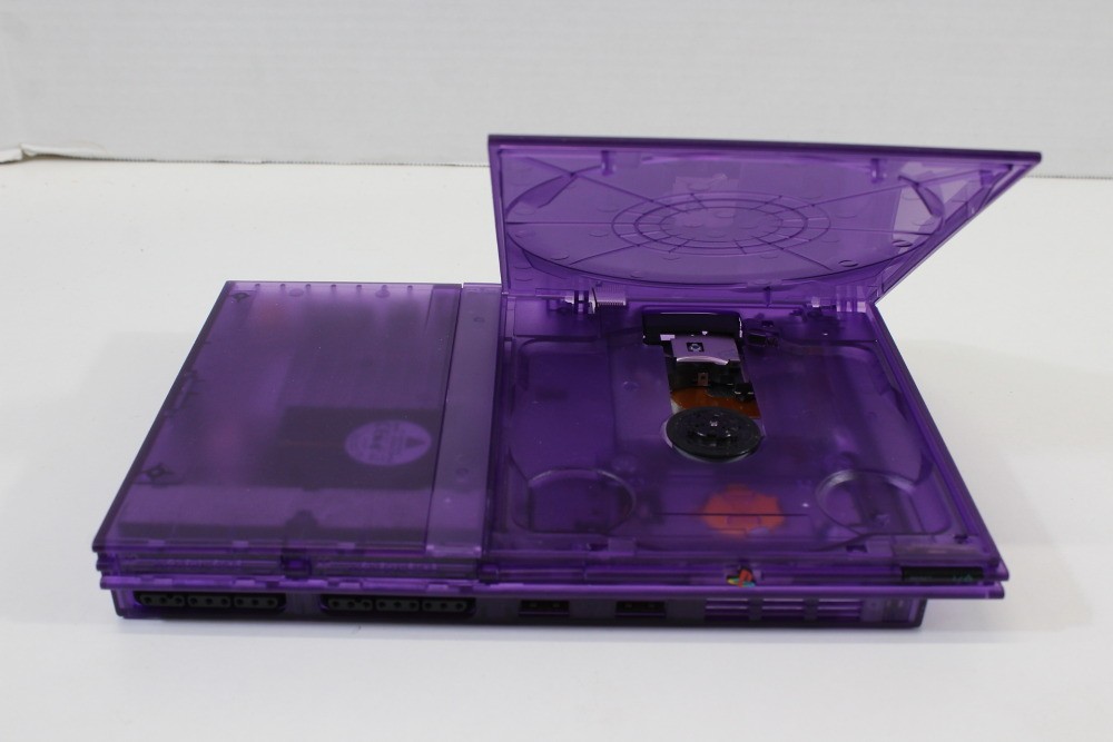 PlayStation 2 PS2 Slim Clear Purple Console Controller AC NTSC-J Japan NEW LASER