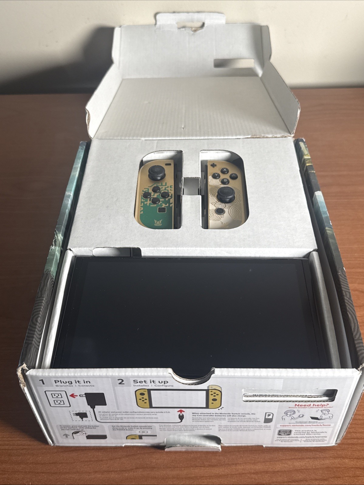 Nintendo Switch OLED Model HEG-001 Zelda Special Edition – Complete – Authentic