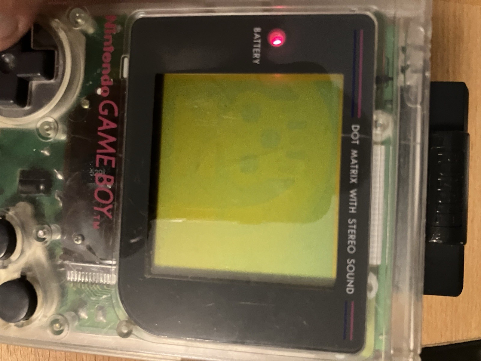 Nintendo Game Boy Original CLEAR Play it Loud DMG-01 – Fully Functional