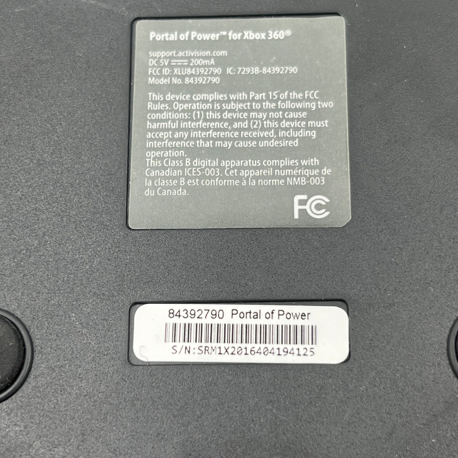 Skylanders XBOX 360 Portal of Power Model 84392790 Activision Game Replacement