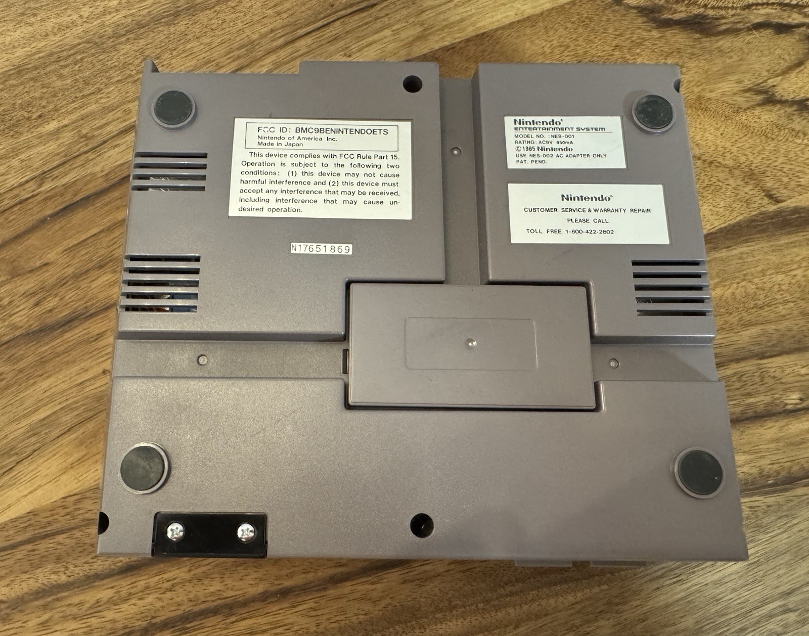 Original Nintendo NES Console Only OEM-New Pin Connector-Tested Working