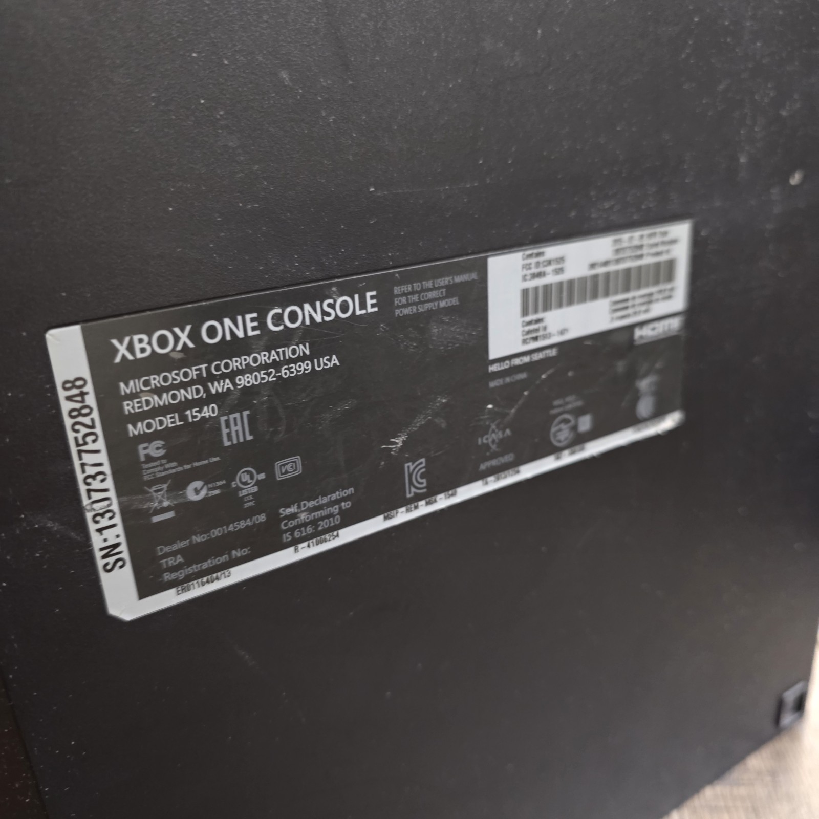 Microsoft Xbox One Forza 6 Edition Blue Console w/ Power Supply Tested Working