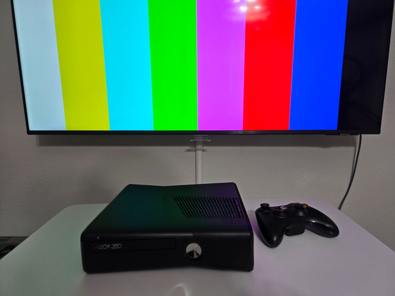 Xbox 360 S Slim Glossy Black Console 320GB HDD w/ Controller Renewed