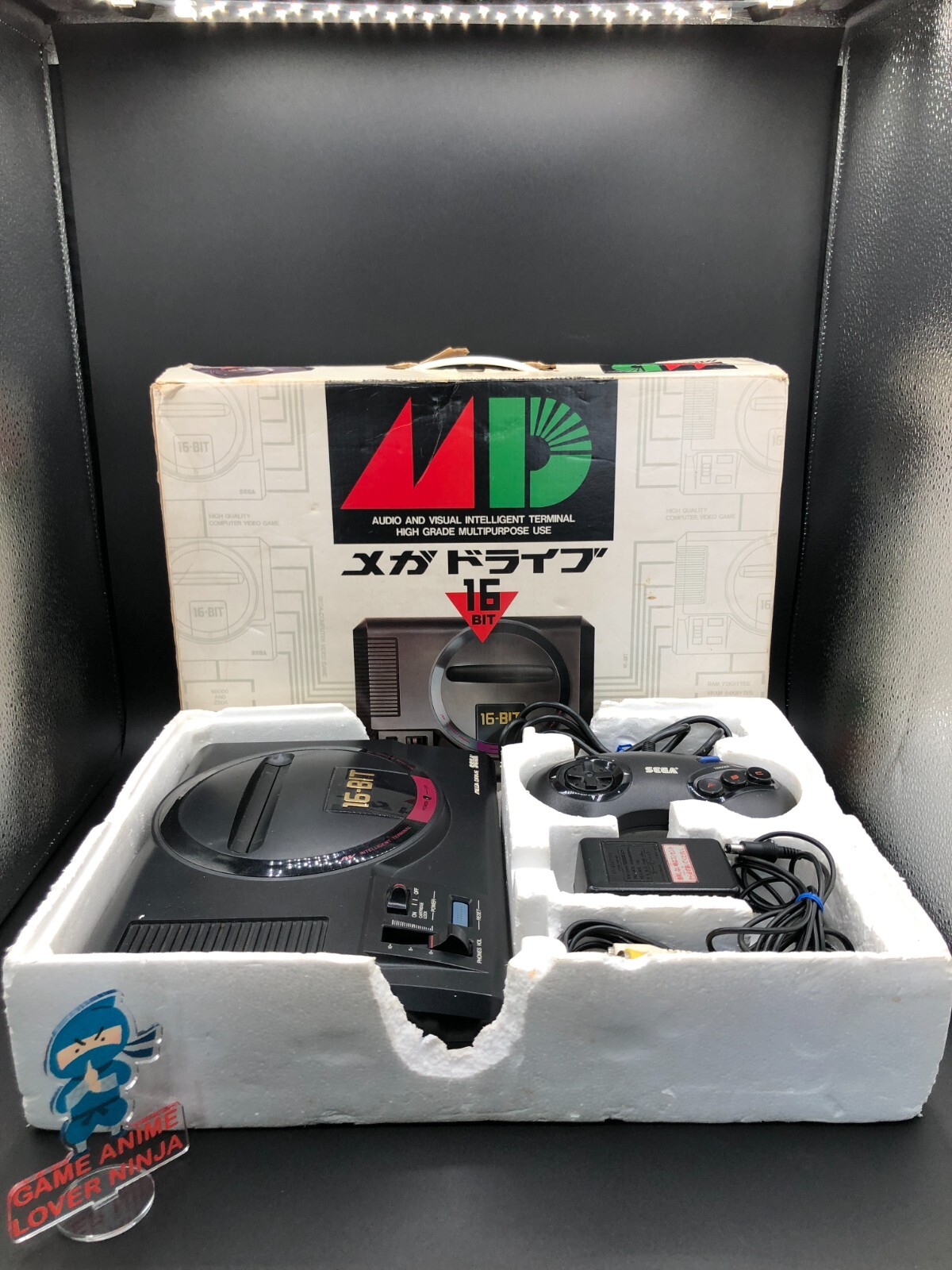 Sega Mega Drive Console HAA-2510 Box Megadrive NTSC-J Made in Japan Tested