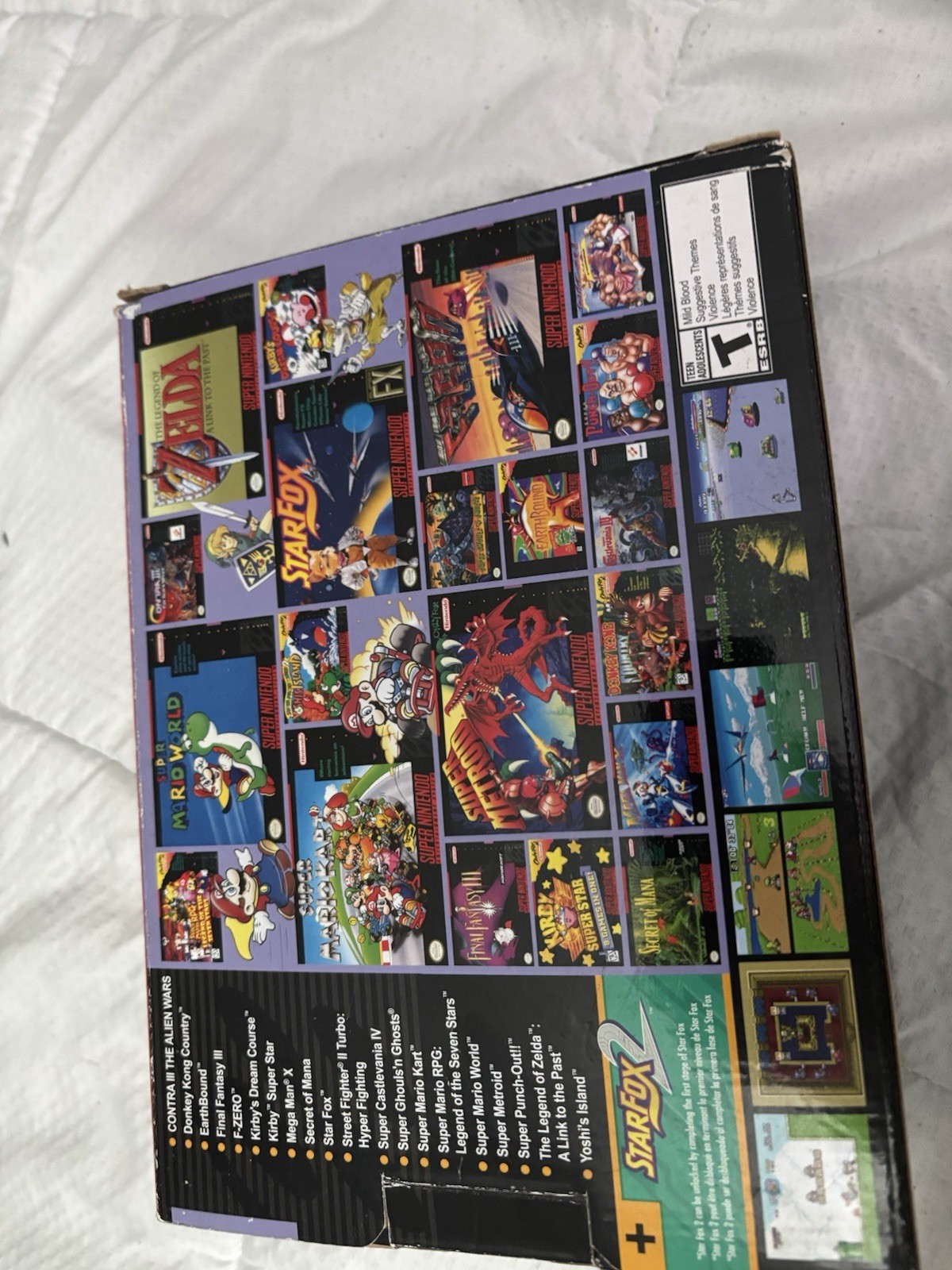 Nintendo Super Nintendo Entertainment System Classic Edition Pre-installed Games
