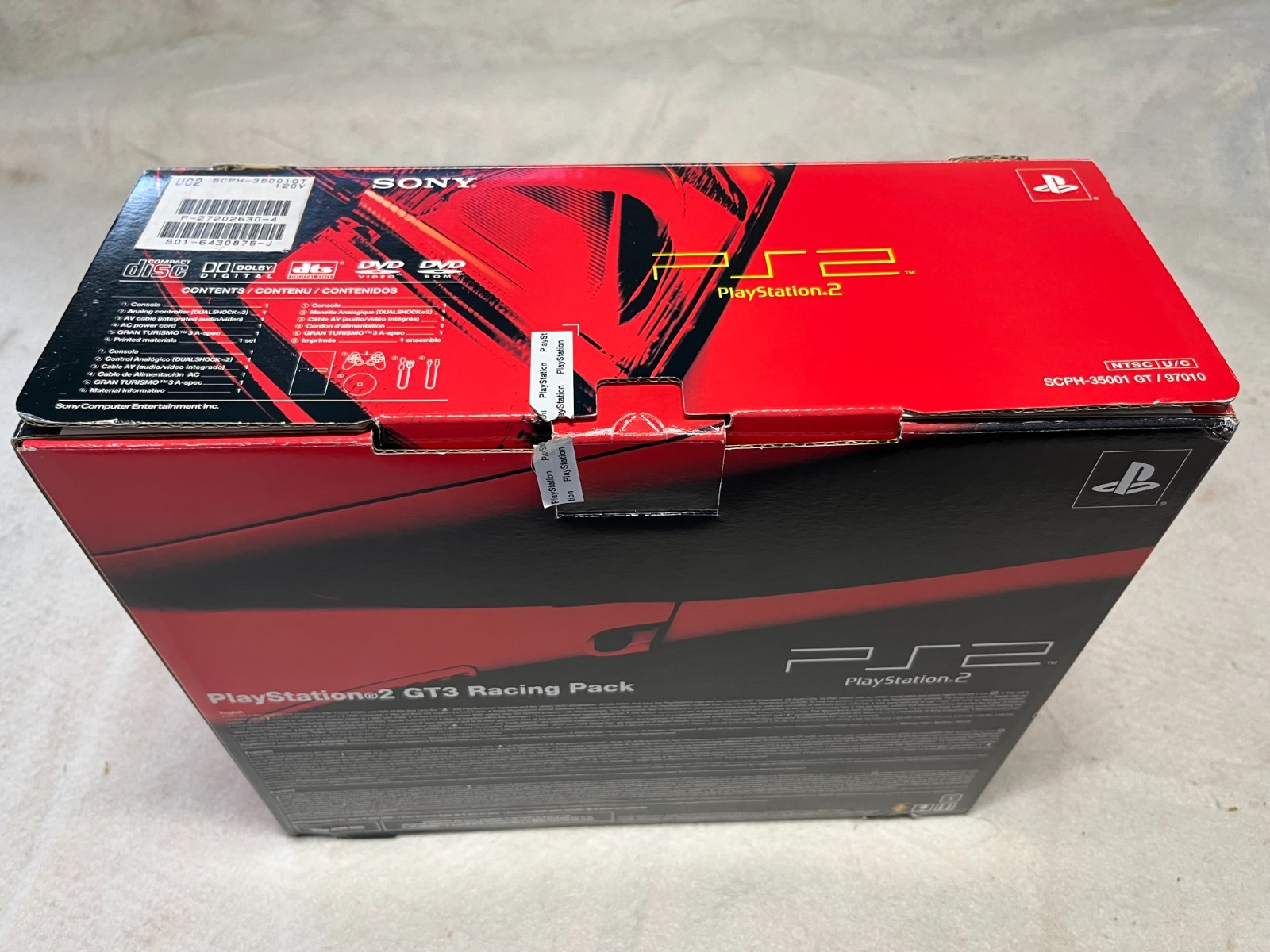 Sony Playstation 2 GT3 Racing Pack PS2 Console System 35001 Opened Original BOX