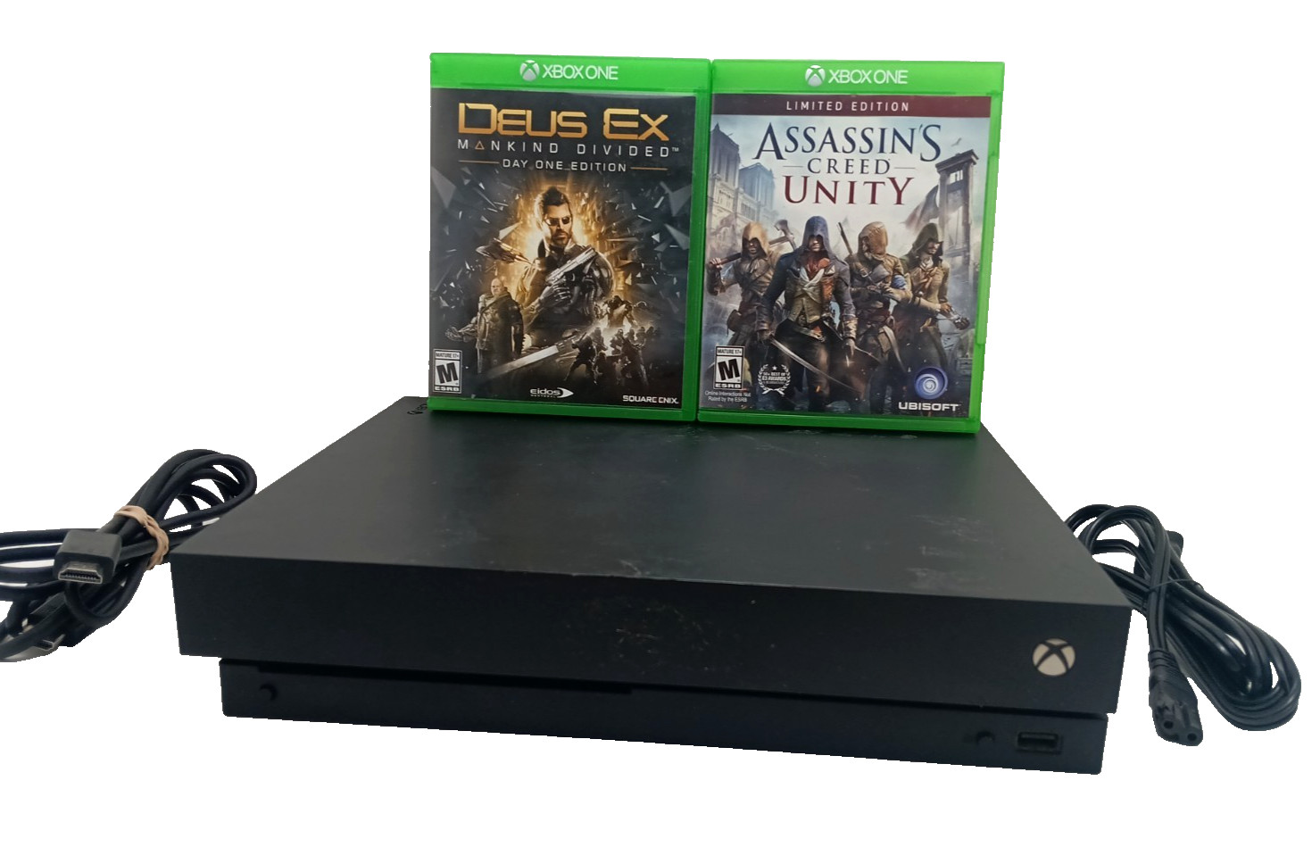 Microsoft Xbox One X 1TB Console Bundle w/ 2 games – Tested