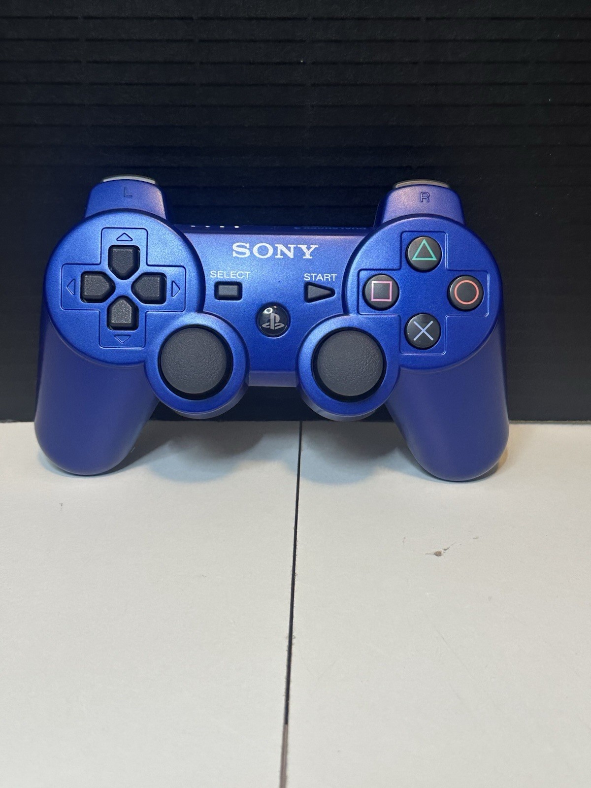 Sony PlayStation 3 PS3 Slim 240GB SSD Bundle Blue Controller Restored