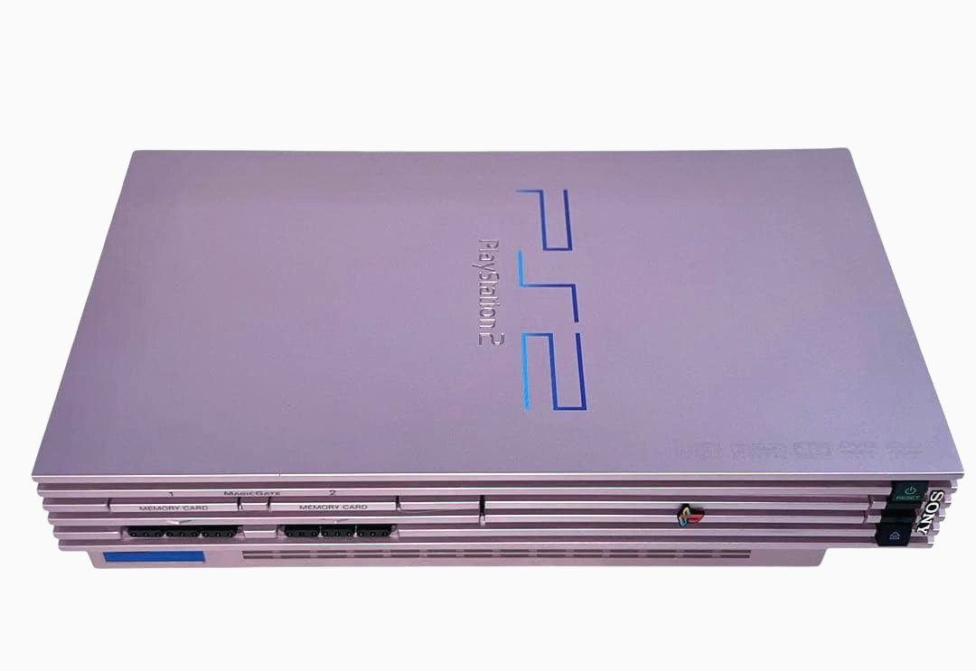 SONY PlayStation2 PS2 SCPH-50000 Sakura Pink Console Tested w/ Box, Controller
