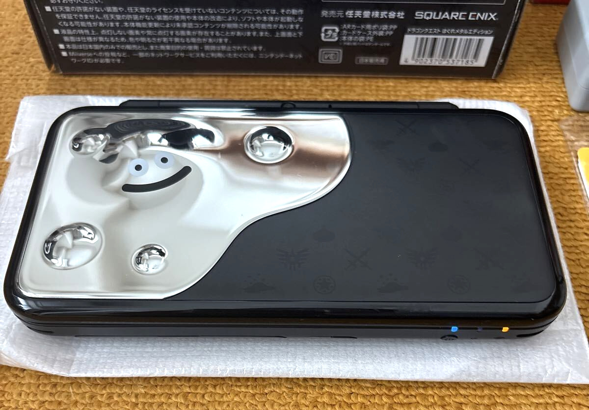 New Nintendo 2DS XL Dragon Quest Hagure Metal w/ Box, Charger No Software Rank:A