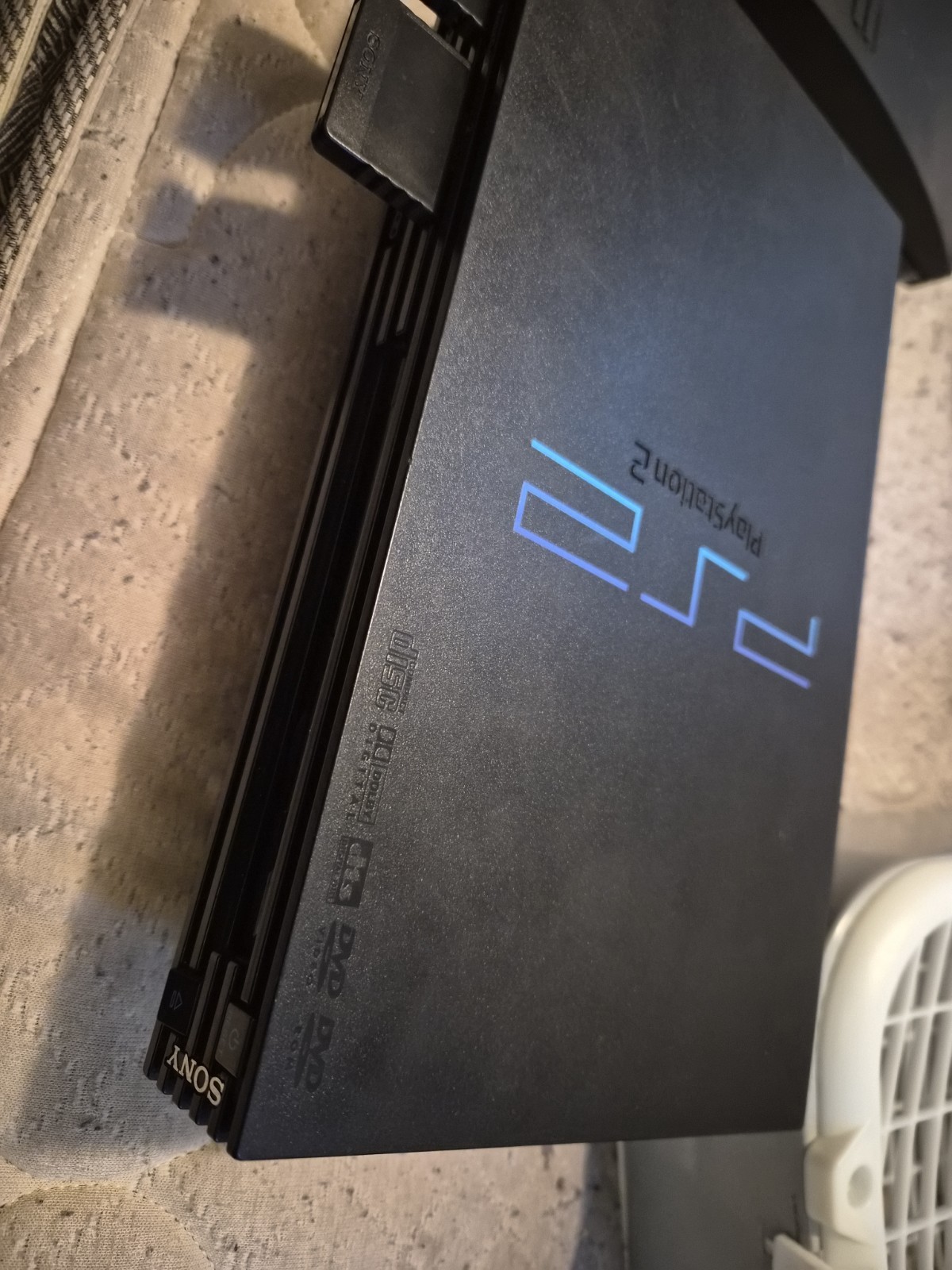 Sony PlayStation 2 Black Console with Memory Card & Silver Controller SCPH-39001