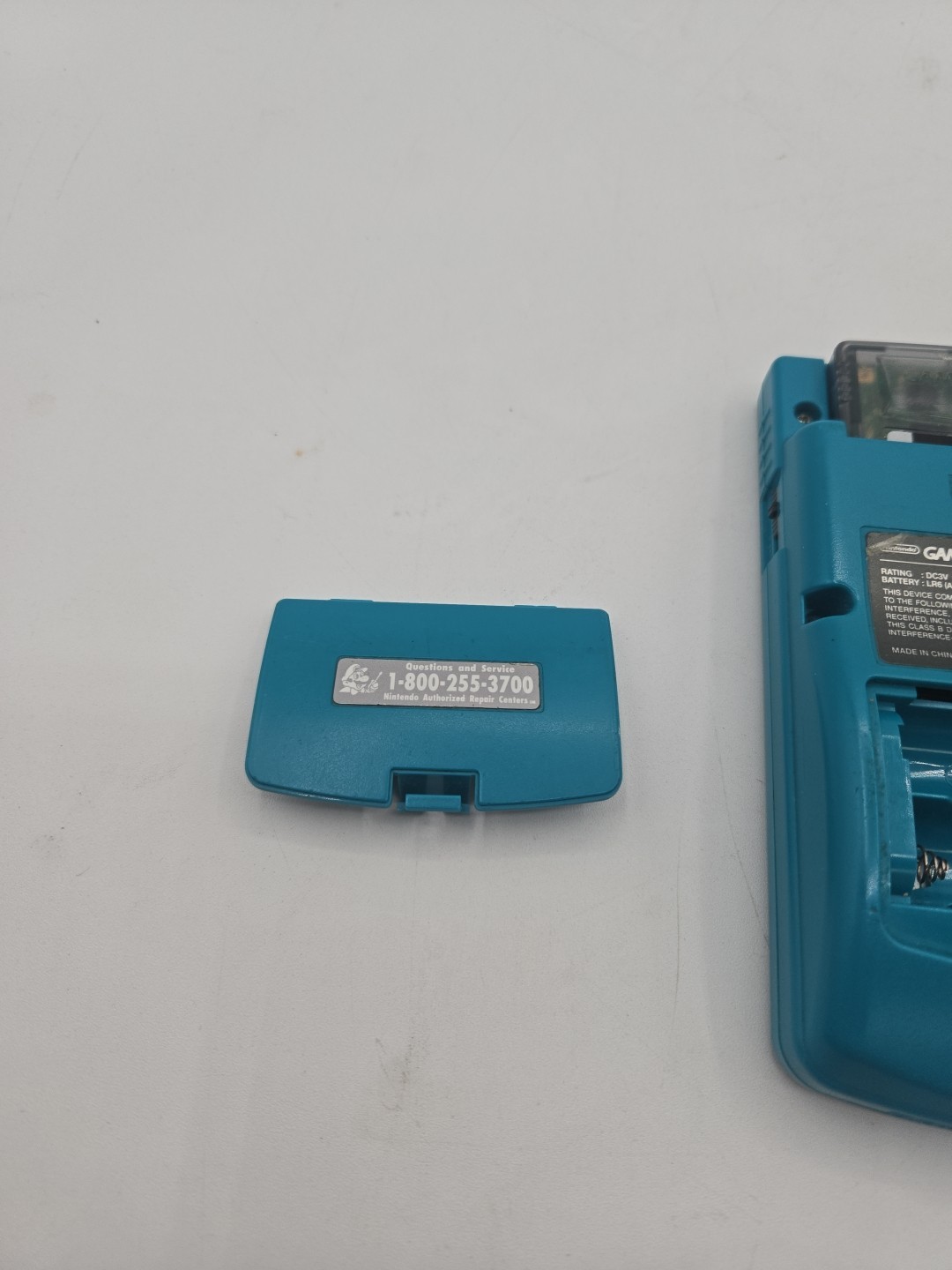 Nintendo Game Boy Color Handheld Game Console Teal Excellent Cond Bundle Game