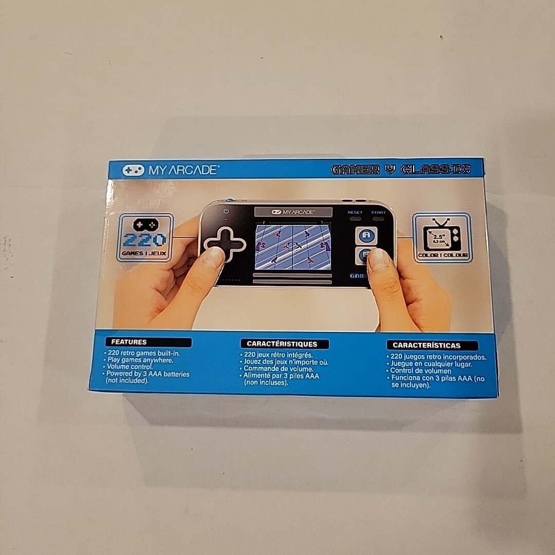 My Arcade GAMER V CLASSIC Pocket Portable Gaming System 220 Retro Games New