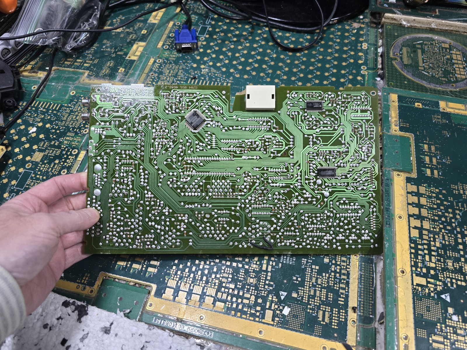 Philips CDI 910 EXACT CORROSION Motherboard-Not Tested-Intact-PARTS-READ ALL