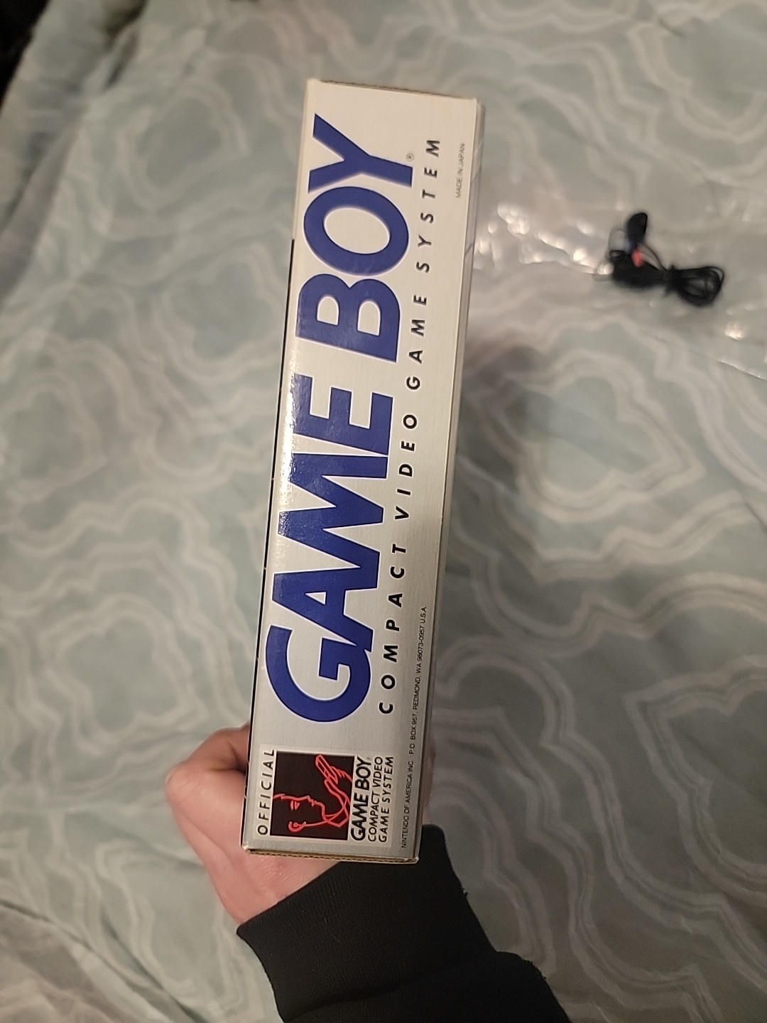 Gameboy Compact Video Game System DMG-01 – BOX, CORD & HEADPHONES NO GAMEBOY