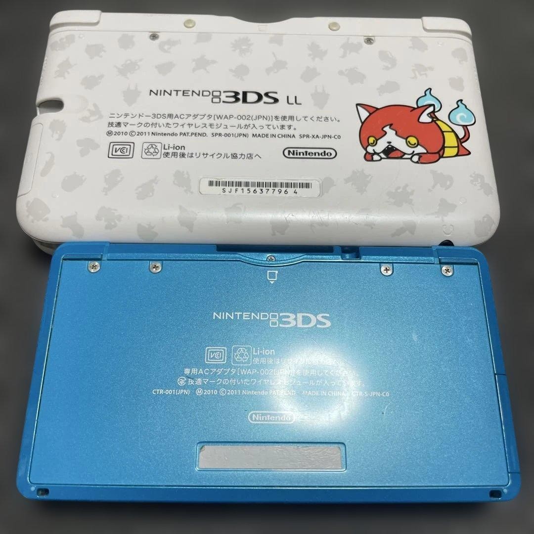 3DS/2DS/DS 3Dsll Jibanyan Pack 3Ds Light Blue Body Only Somewhat Difficult Japan