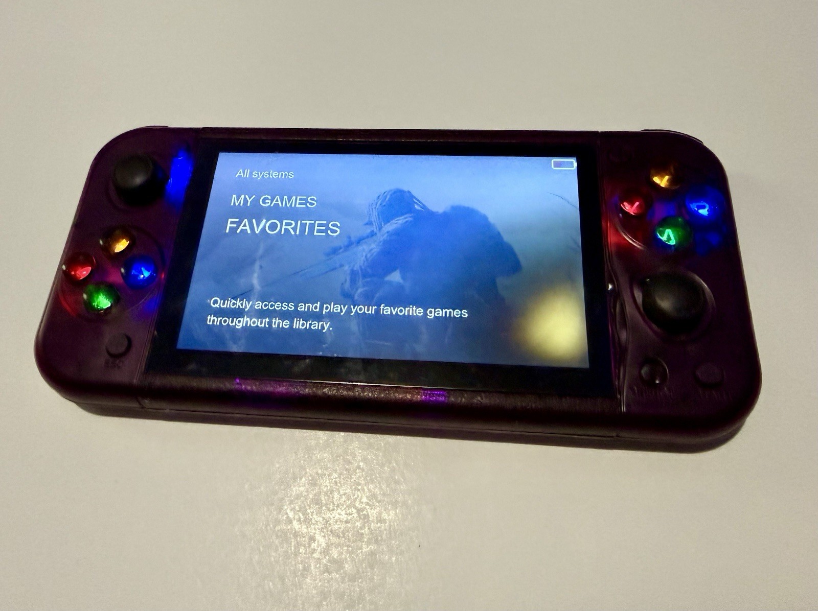 Bewinner RG50XX retro Handheld game consoleSystem 32GB 480p USB Backlit Purple