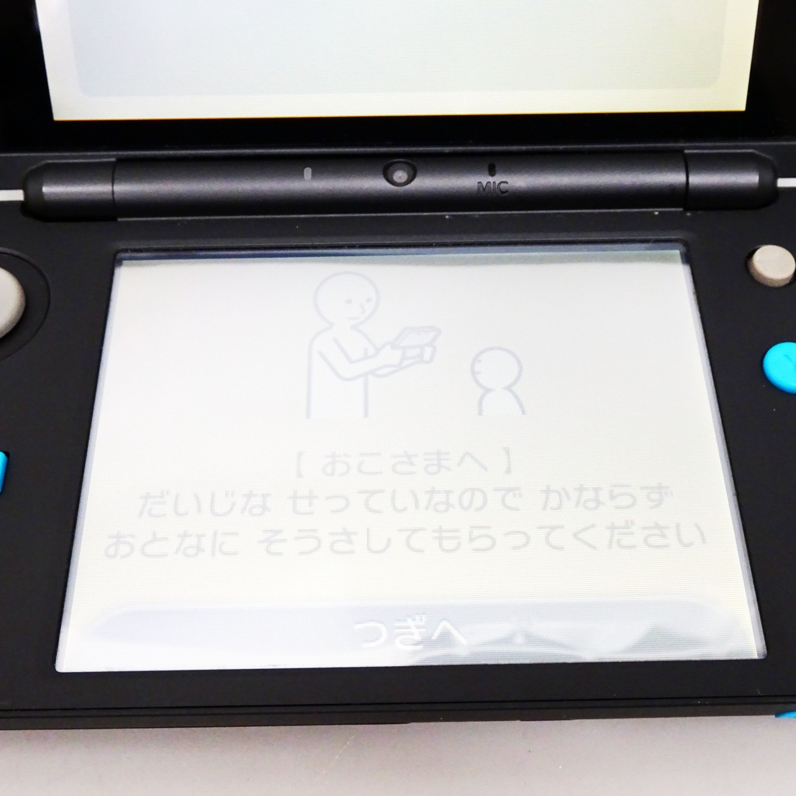 New Nintendo 2DS LL XL Black Turquoise Console Handheld System Japan Tested