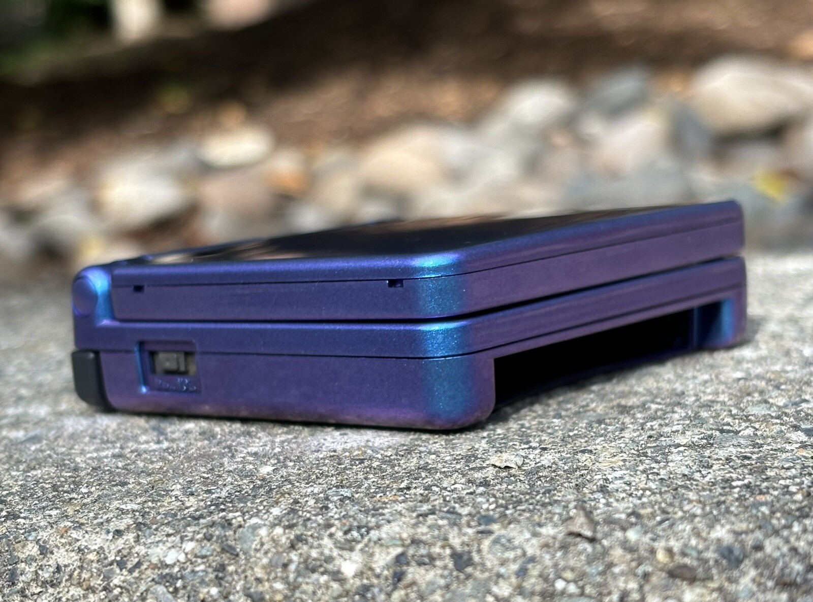 Unique Gift Chameleon Purple Blue Glossy Gameboy Advance SP IPS V2/V5 Console