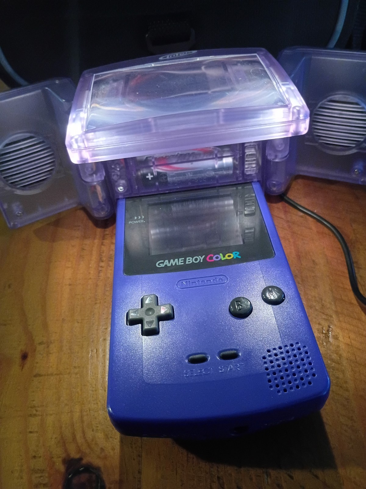 Nintendo Game Boy Color Blue Bundle w/ 4 Games, Accessories FREE SHIPPING