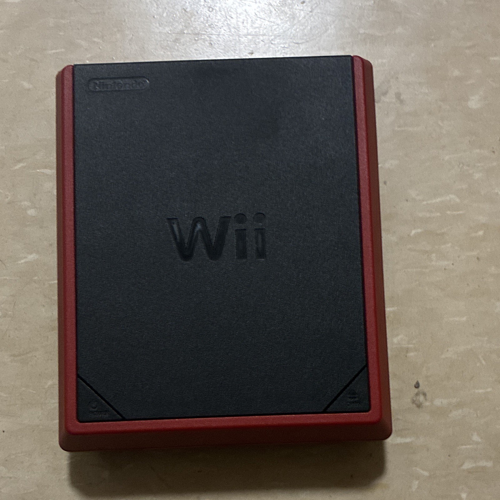 Nintendo Wii Mini (USA) Red/Black NTSC-U/C 480p 512MB (No Wires Only Console)