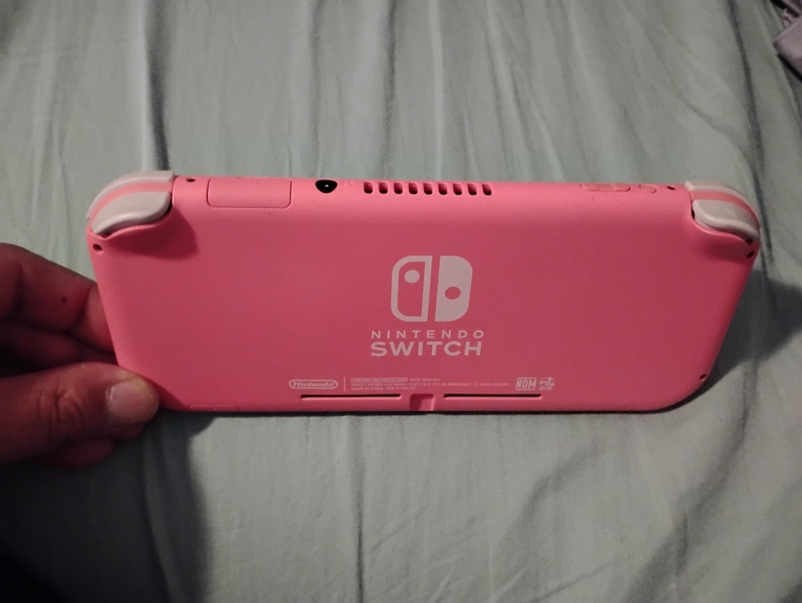 Nintendo Switch Lite Handheld Game Console HDH-001 Coral Pink 128GB micro SD