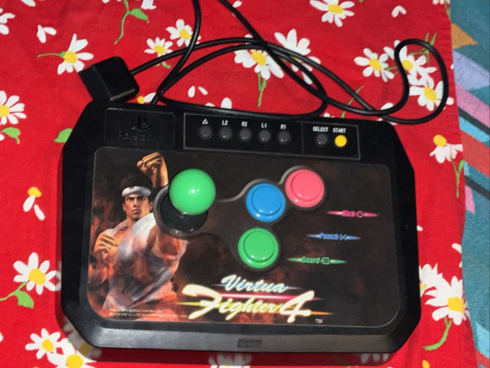 Hori Virtua Fighter 4 Stick Joystick Arcade PS2 PS1 Japan Import USA Shipped