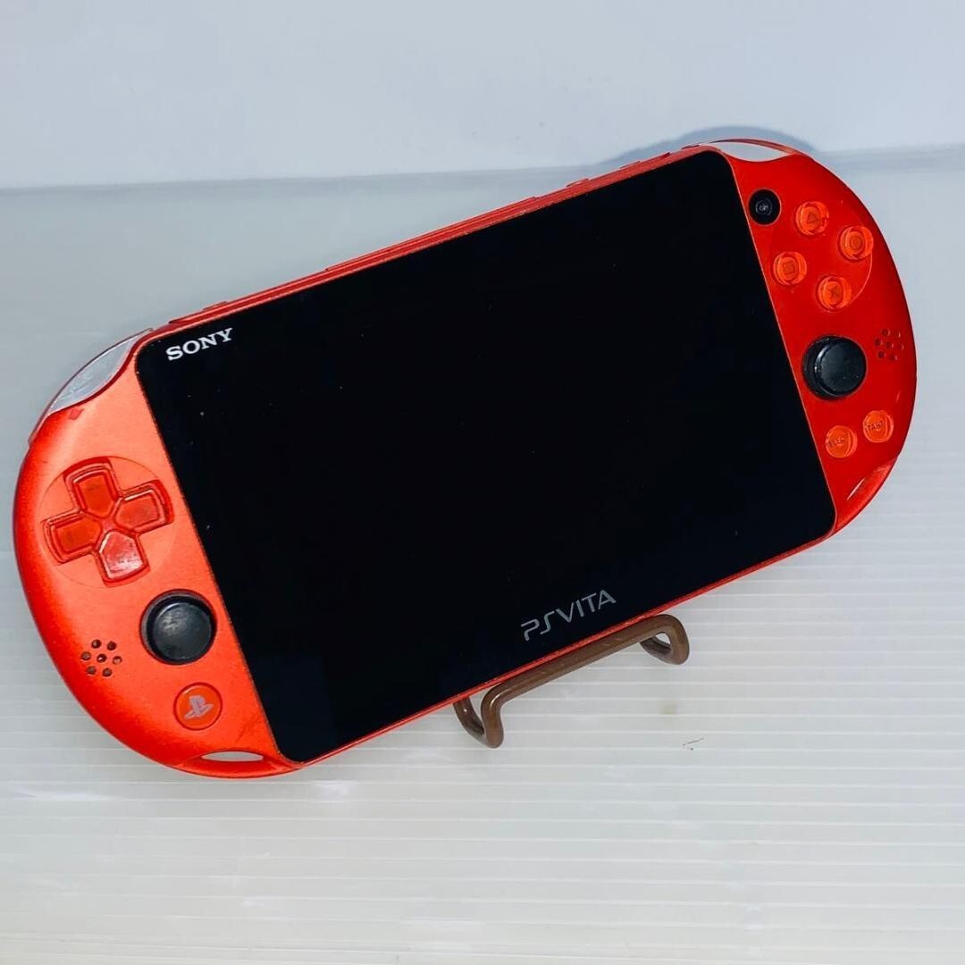 PlayStation PS Vita PCH-2000 ZA26 Metallic Red Wi-Fi Console Sony Japan F/S