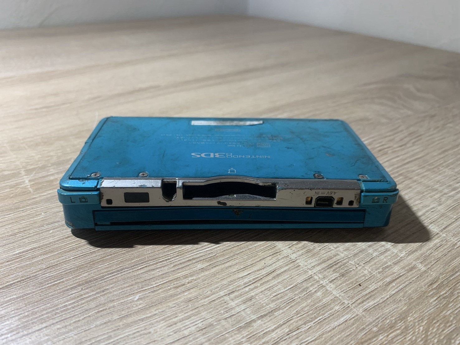 1330 Nintendo 3DS Aqua Blue For Parts